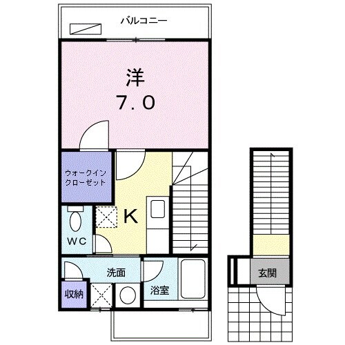 けんたく三生の物件間取画像