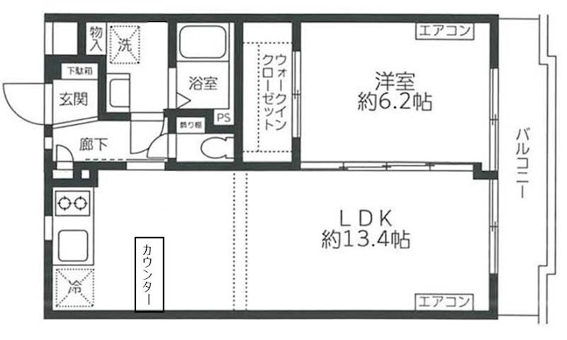 レジディア吉祥寺の物件間取画像