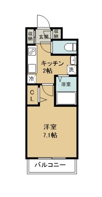 クレール南町の物件間取画像