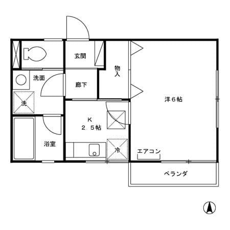 ドミール光が丘の物件間取画像