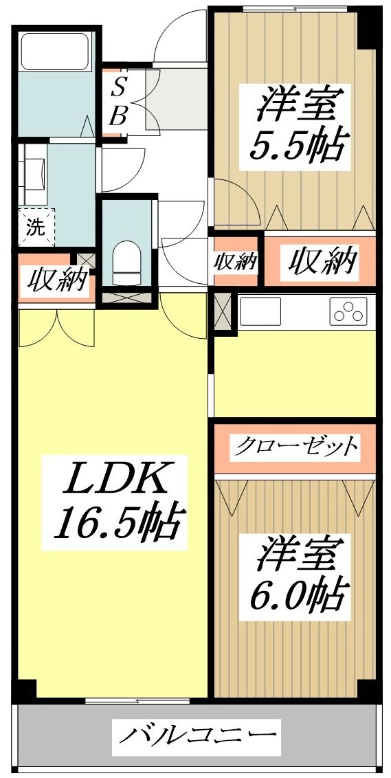 エマーレ武蔵境の物件間取画像