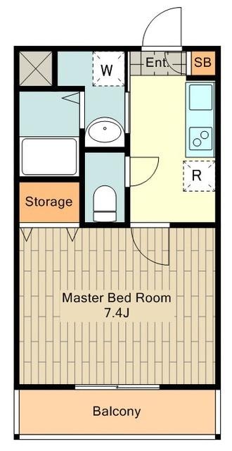 メゾンクレールの物件間取画像