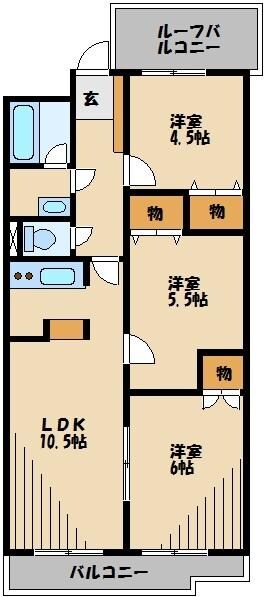 トレシア南大泉の物件間取画像