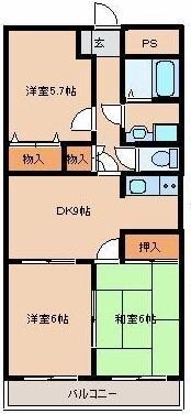 物件間取画像