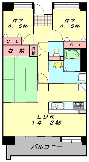 物件間取画像