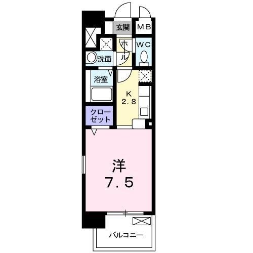 リーフグリーンの物件間取画像