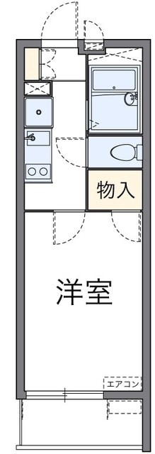 レオパレスエントピアの物件間取画像