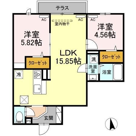 グラナーデ目白御留山の物件間取画像