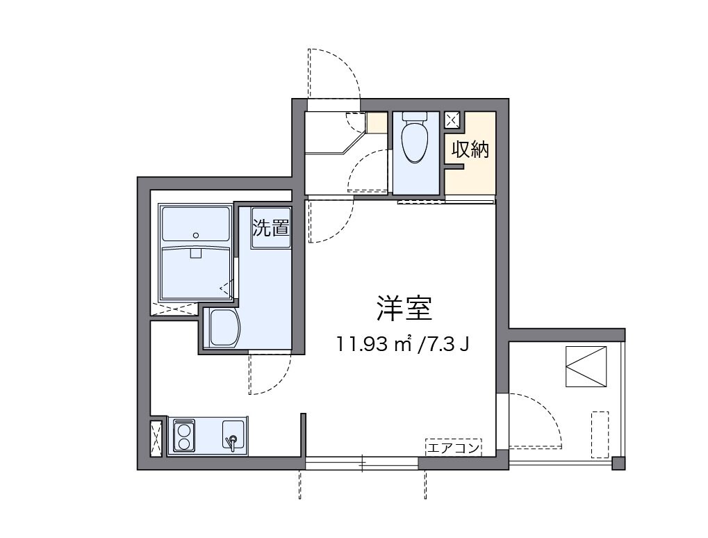 クレイノサンサーラ２の物件間取画像