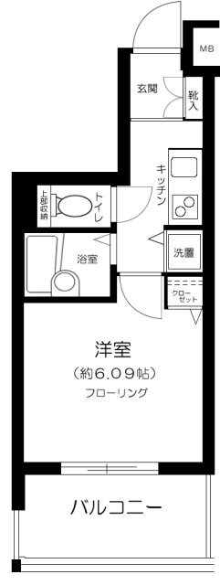 アヴァンツァーレ新宿ピアチェーレの物件間取画像