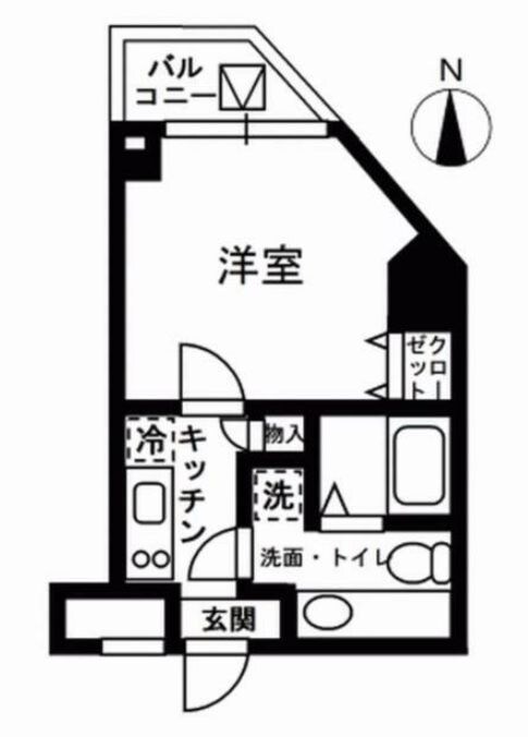 レジディア中野の物件間取画像