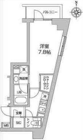 レジディア高円寺の物件間取画像