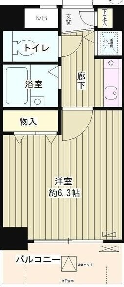 パークヒルズ落合の物件間取画像