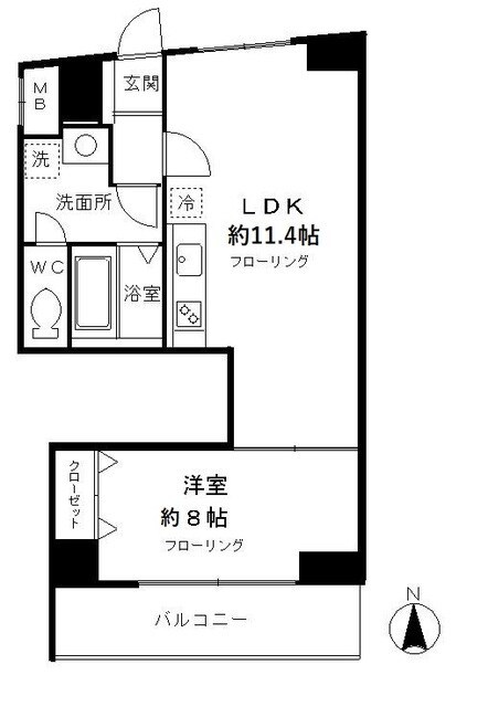 ローズガーデンの物件間取画像