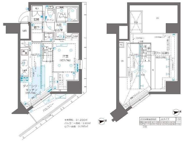 ZOOM新宿御苑前の物件間取画像