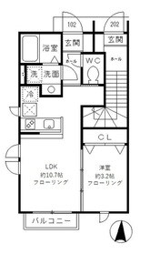 ボヌール武蔵境の物件間取画像