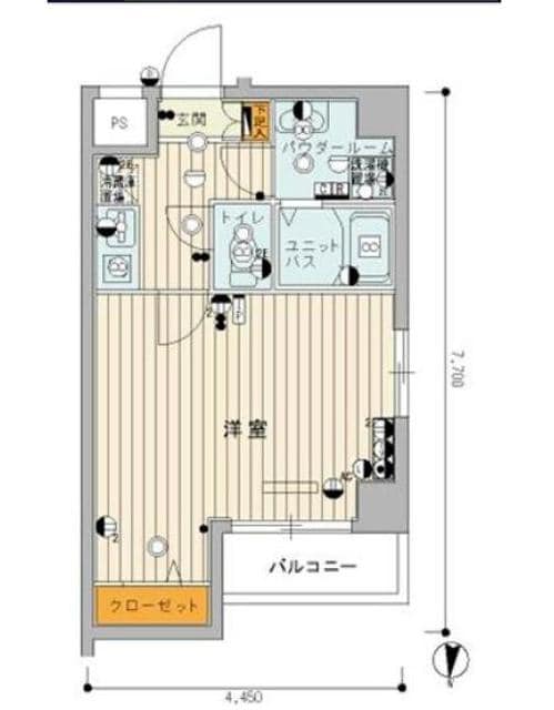 スカイコートヌーベル中村橋の物件間取画像