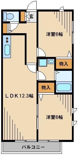 プライム大泉　９１２９１５の物件間取画像