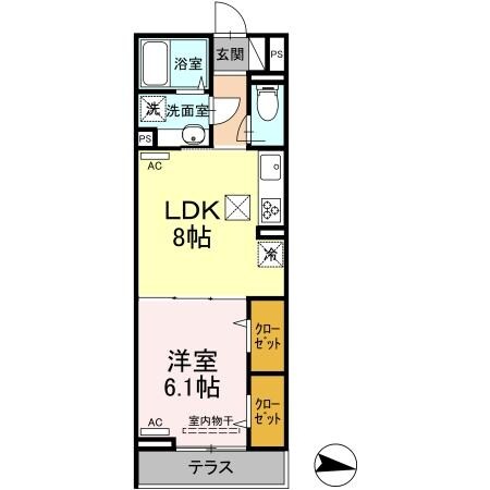 エクセリア上鷺宮Iの物件間取画像