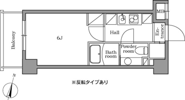 レジディア中村橋の物件間取画像