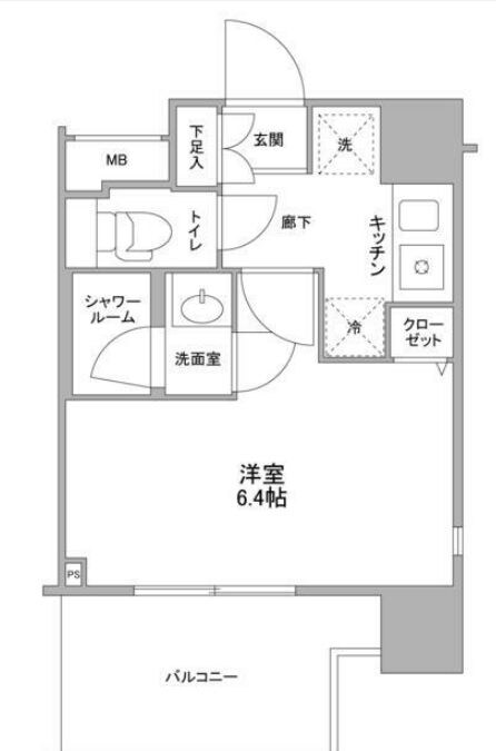 アイルズ東中野の物件間取画像