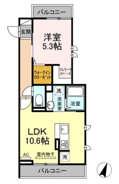 ステラ美光の物件間取画像