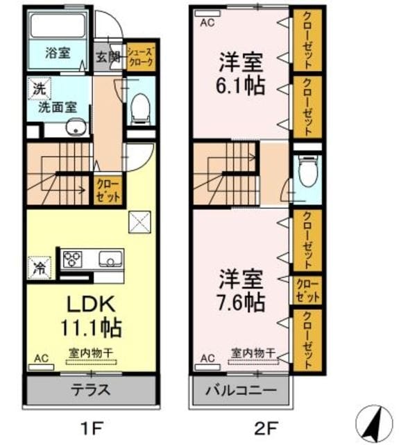 ソレイユ　ハイムの物件間取画像