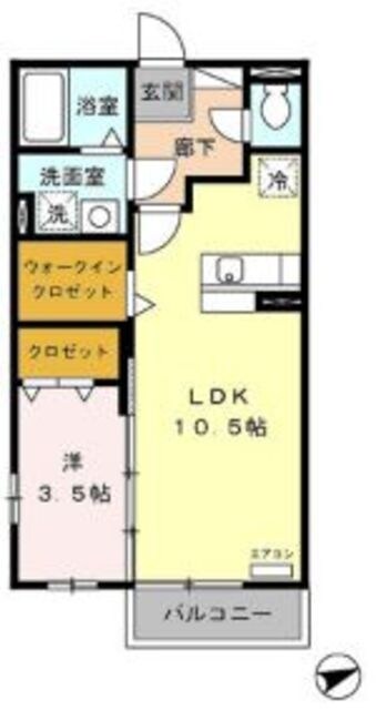 アムール上井草Nの物件間取画像