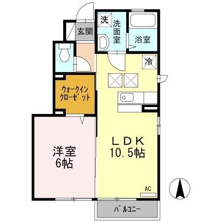 グランドソレーユ清水の物件間取画像