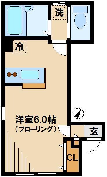 テラハウスの物件間取画像