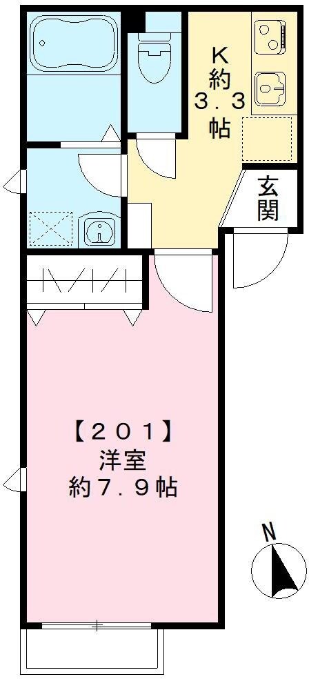 アビタシオン　アネックスの物件間取画像