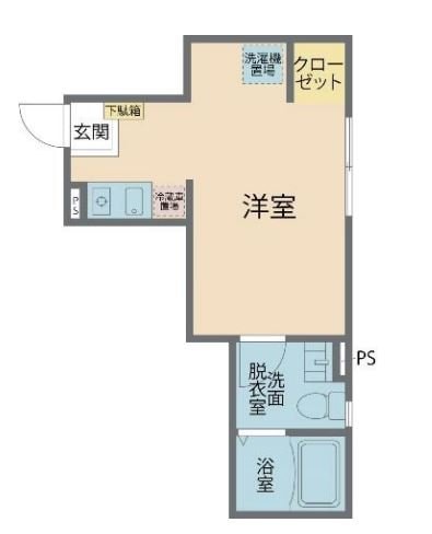 ｃｏｃｏ　ｇａｒｄｅｎ明大前　１０４号室の物件間取画像