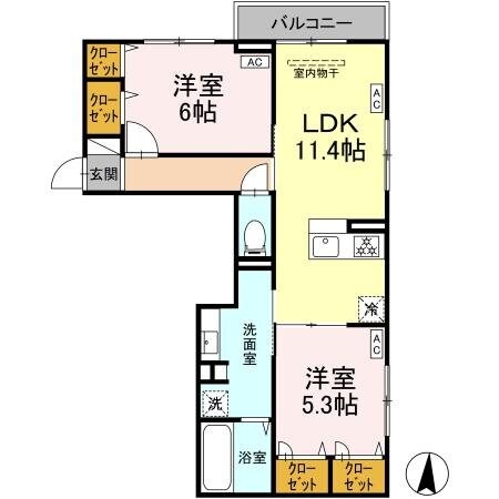 グリーンピア練馬の物件間取画像