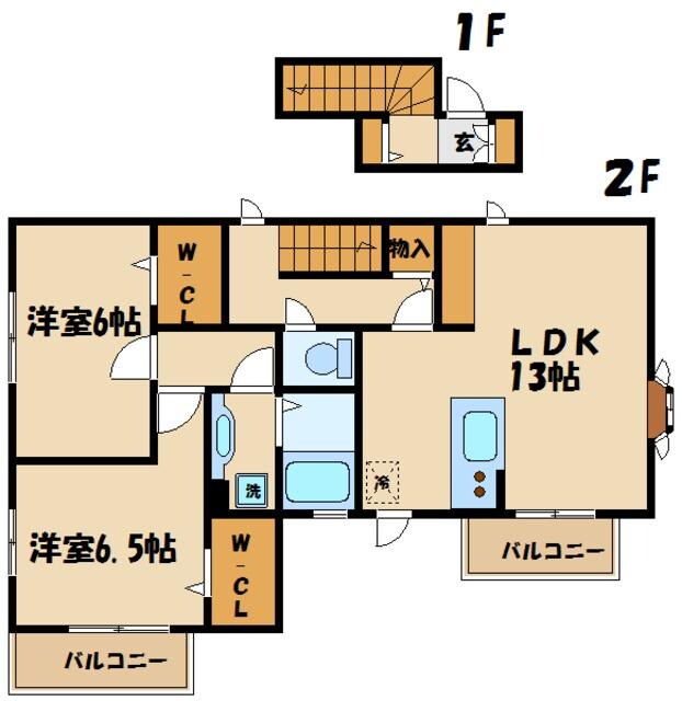 グレイスフルＩＳII　の物件間取画像