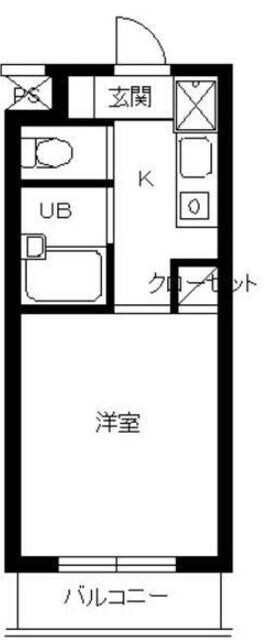 スカイコート高円寺第５の物件間取画像