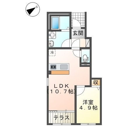 ハザマヒルズの物件間取画像