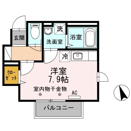 グリーンヒル北八の物件間取画像