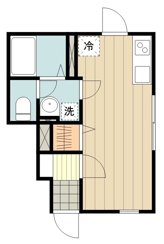 プレシャスコートの物件間取画像