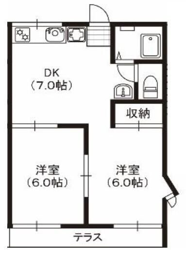 ベルゾーネ寿IIの物件間取画像