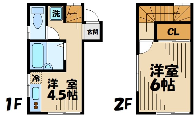 メゾネットの物件間取画像