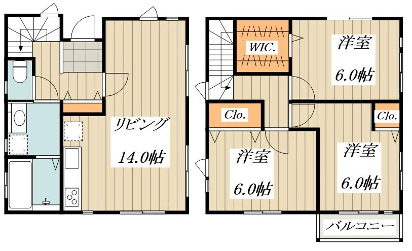 八王子市大和田町２丁目戸建の物件間取画像