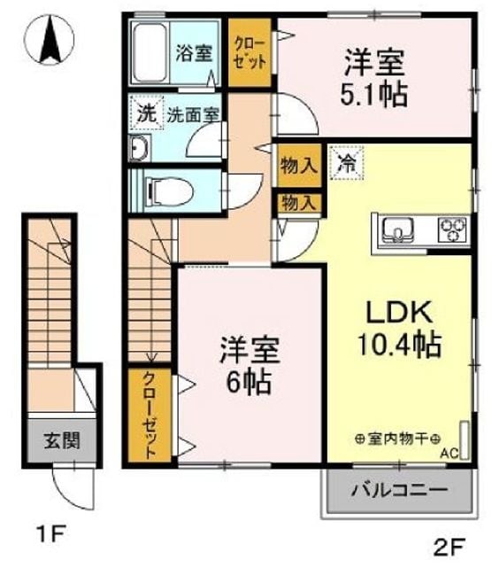 ボヌール　シャトレの物件間取画像