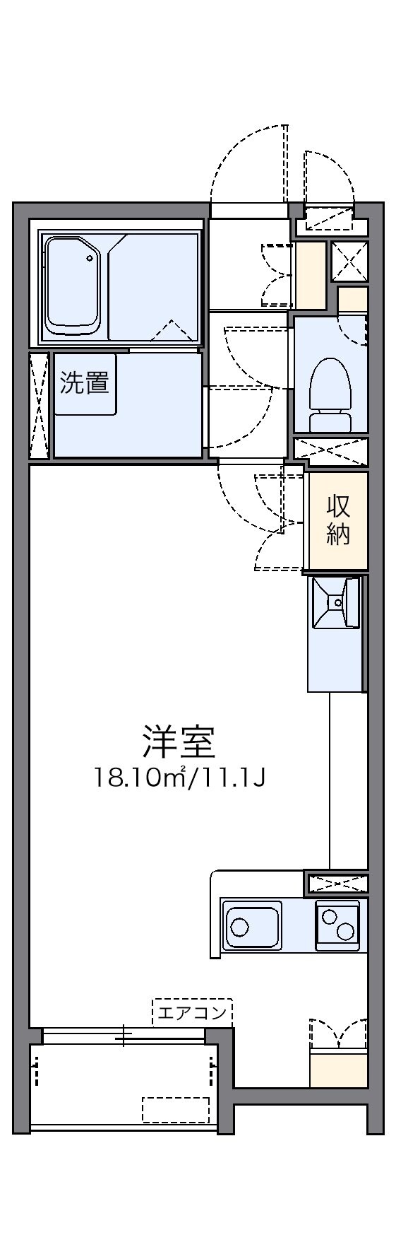 レオネクストフロレゾンＢの物件間取画像