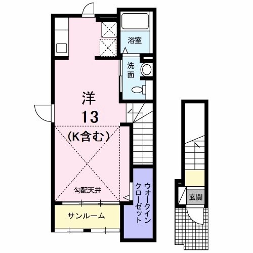 Ｓｕｇａｒ　ＴｏｗｎIIの物件間取画像