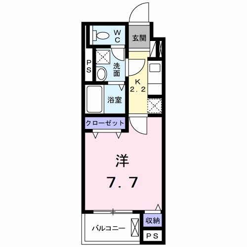 Ｋ．グランツの物件間取画像