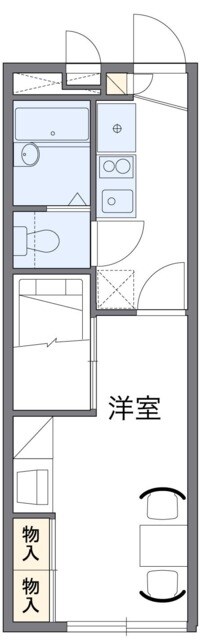 レオパレスアクアIIの物件間取画像