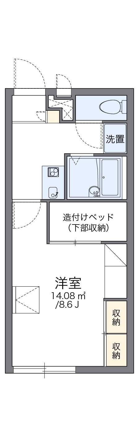 レオパレス幸の物件間取画像