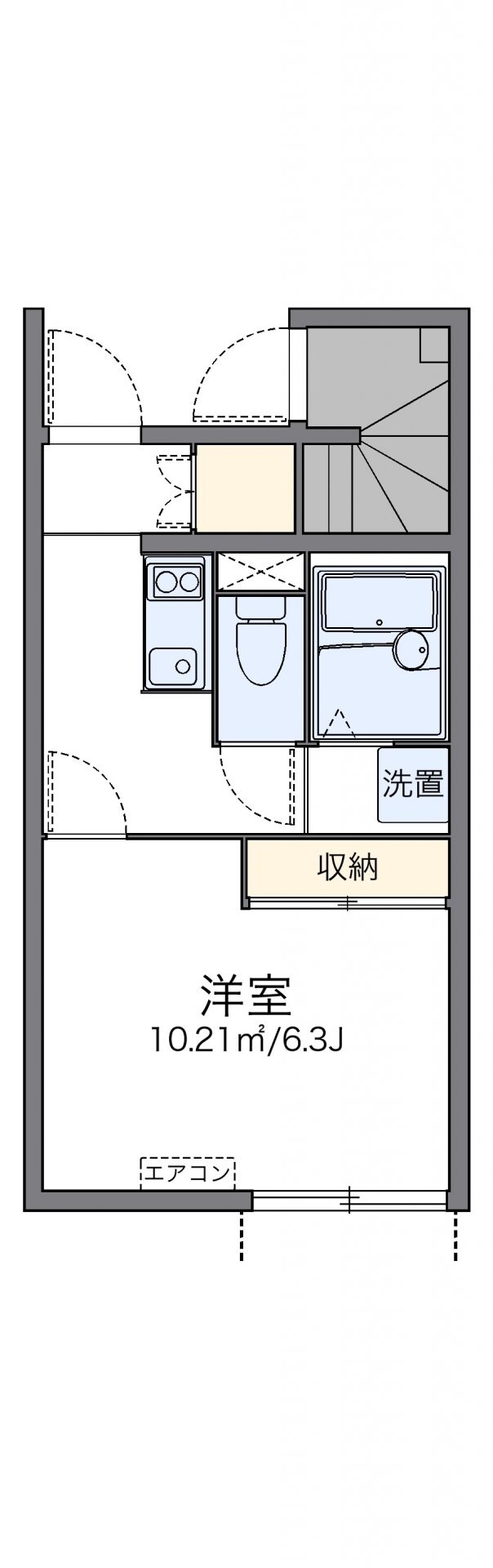 レオネクスト伊那富の物件間取画像