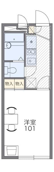 レオパレスタナべの物件間取画像