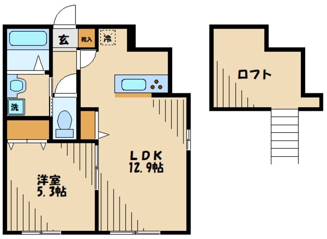 アルシオーネ絹ヶ丘の物件間取画像